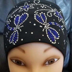 Rhinestone Headbands/Dragonfly's EL Blue!